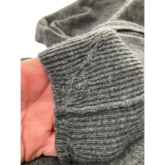 Alice + Olivia Gray Off-Shoulder Cashmere Sweater Womens S preppy classic soft - Picture 9 of 13